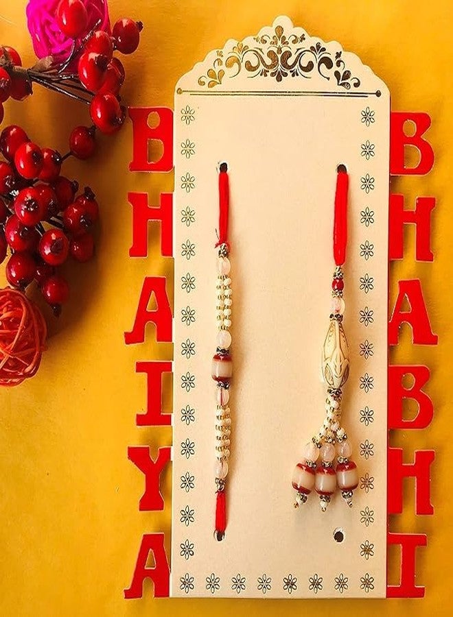 Evisha زوج من لوحة راخي رولي شوال من إيفيشا مع 2 شخصية كرتونية للأطفال LED راخي للأخ وبهابي - Image 2